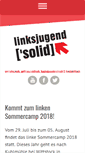 Mobile Screenshot of linksjugend-solid.de